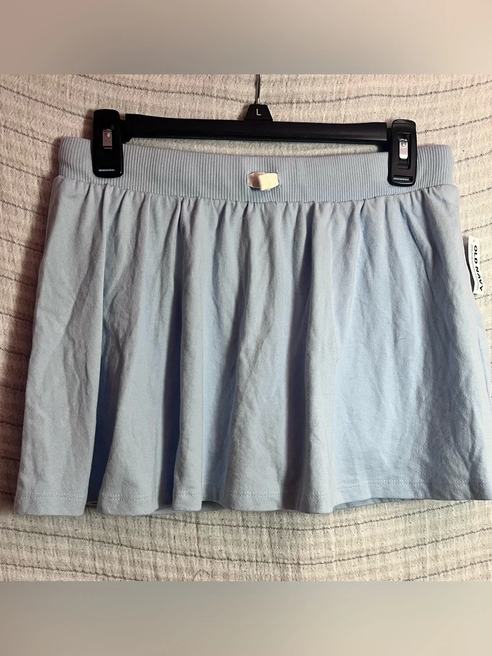 Old Navy Light Blue Cotton Circle Skort